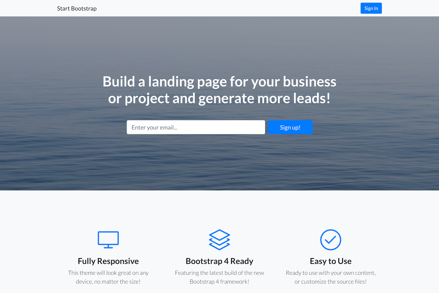 landing page seo