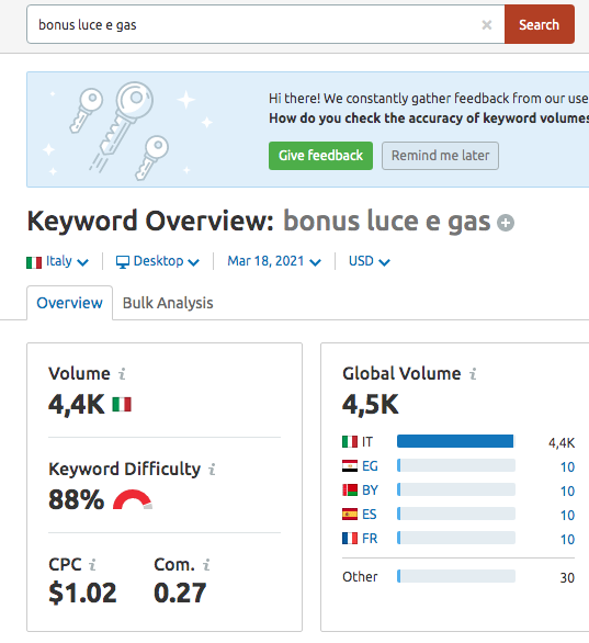 bonus luce e gas