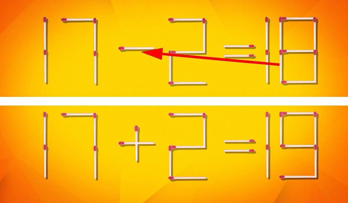 Hvor du skal flytte 1 fyrstikk for å gjøre likestillingen riktig: et fascinerende puslespill
