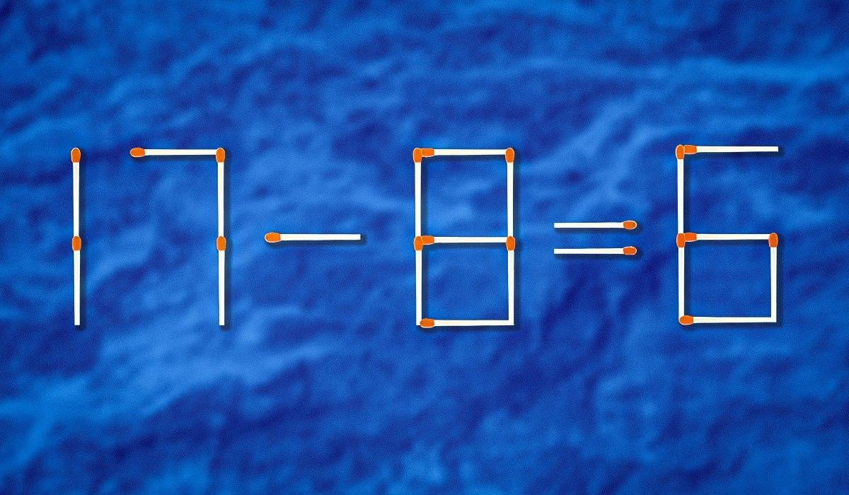 Hvilken fyrstikk må trekkes for at likheten skal bli riktig: et utfordrende puslespill