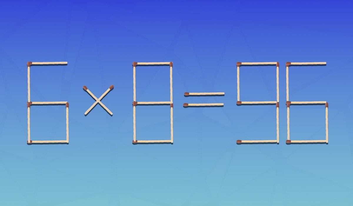 Rask IQ-test: Du må fjerne to fyrstikker for å få likheten riktig