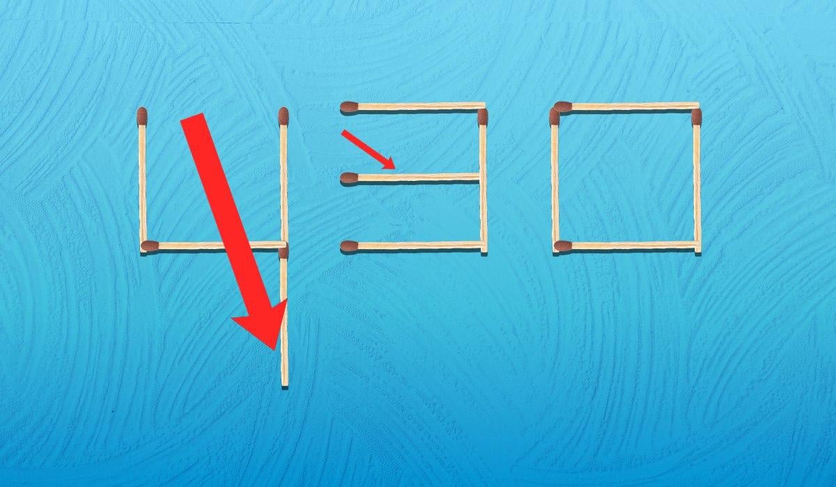 Du trenger bare å flytte to fyrstikker for å vise at klokken er halv seks: en vanskelig IQ-test